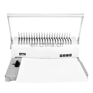 Hot Sale Manual Plastic Comb Binding Machine A4 Size Comb Binder Packing 21 Holes Paper Netbook Binding Machine thumbnail-4