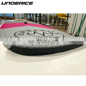 2022 Hot Sale New Design Wooden Inflatable Stand Up Paddle Board Sup Boards Inflatable Stand Up Paddle Board Pink Color for Lady thumbnail-3