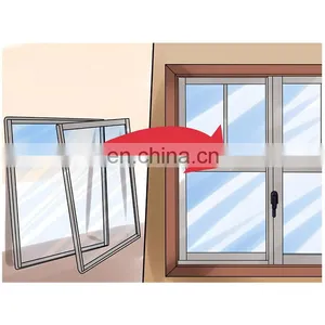 Tempered Window Double-Wall Insulated Sliding Double Leaf Doors Walls Fix Glazing Hollow Glass thumbnail-4