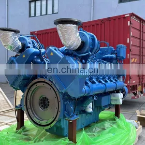 Brand New 6 Cylinder 4 Stroke Water Cooled 12M33 Series Weichai Baudouin Diesel Marine Engine thumbnail-3