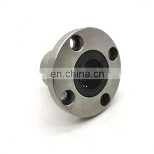 LMF10UU High Speed Textile Machinery 10mm Round Flange Linear Motion Bearing thumbnail-1