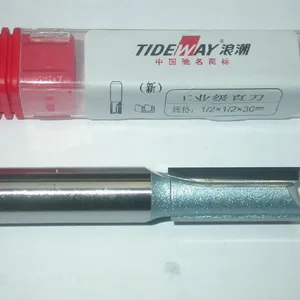 TIDEWAY TOP QUALITY T.C.T 2 Flutes Straight Bits Factory From China for MDF & Melamine Plate thumbnail-4