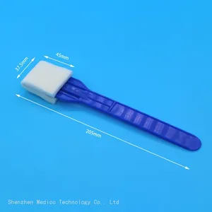 Large Square Head Disposable Medical Sponge Stick Sampler for Environmental Sampling thumbnail-4