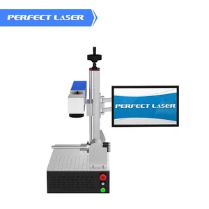 Perfect Laser 20W 30W Portable Tabletop Metal IC Fiber Laser Engraver Etching Marking Machine thumbnail-1