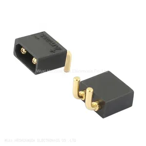 Amass Horizontal PCB Welding Connector XT30PW-M36 Mini Connectors 15A Black Power Connector XT30PW-M36 thumbnail-1