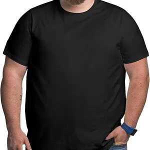 Custom Large Size Cotton T Shirt for Men Customized Personalized Funny T-Shirts With Text Photo Logo thumbnail-1