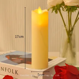 Wholesale Flameless Tea Light Flickering Battery Operated LED Candle IP65 Plastic Bulk for Events thumbnail-5