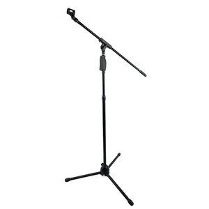 Quick Hand-Grip Height-Adjustment Single-Head Microphone Stand (Upgraded Version) thumbnail-1