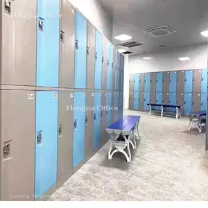HN-SQ80gk Colorful Modular ABS Lockers for Kindergarten, School & University Corridors | Adjustable Multi-Tier Design thumbnail-2