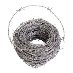High Quality Hot Dip Galvanized Barbed Wire Roll Mesh Fence Manufacturer Factory Wholesale Good Price for Border Anti Climb thumbnail-6