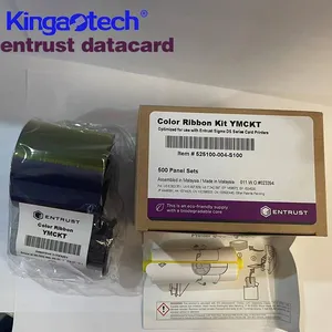 Entrust Sigma Ds3 id Card Printer Original Color Ribbon 525100-004-s100, 500 Prints thumbnail-1