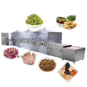 Industrial Date Palm Pistachio Grain Peanut Microwave Sterilization and Drying Machine thumbnail-1