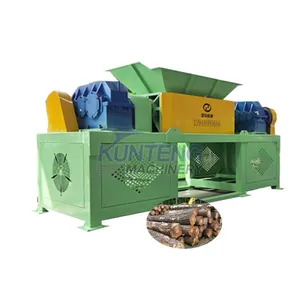 High Carbon Steel Wood Shredder Machine Coconut Crusher Machine Motorized Solid Waste Machine EPC thumbnail-1