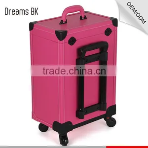 Studio Professional 360 Degree Trolley Case/Rolling Makeup Case With Wheels Wholesale thumbnail-3