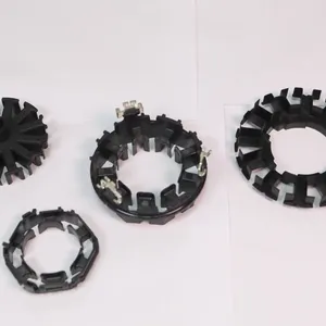 Hot to Cold Runner Edge Gate Custom PPS Motor Bobbin Mold, 2+2 Cavities, Mirror Surface Finish, Robotic Arm Collection thumbnail-2