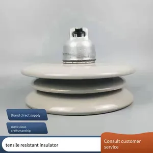 Suspension Insulator Suspension Porcelain Bottle 35kv Tension Line Disc Suspension Porcelain Insulator Manufacturer thumbnail-1
