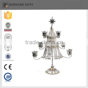 New Sytle Christmas Tree Metal Candle Holder thumbnail-1