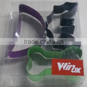 DIFFERENT SHAPE & SIZE S/S COOKIE CUTTER MOULD WITH PVC BOX thumbnail-3