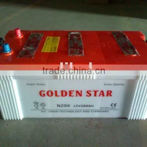 N200 12v 200ah Dry Charged Car Battery thumbnail-1