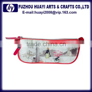 Wholesale Zipper Lock Custom Printed Pencil Case for Teenagers thumbnail-1