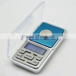 MH-500 Scale 500g/0.1g High Precision Blue LCD Pocket Weighing Scale thumbnail-4
