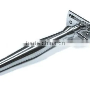 Stainless Steel Handle Double Edge Safety Razor thumbnail-1