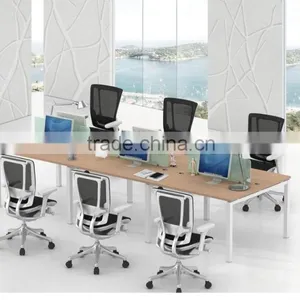 Modern Design Conference Table for 10 People With Metal Leg thumbnail-2