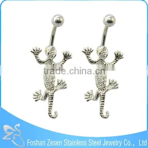 2016 New Arrival Surgical Steel White Crystal Durable Beautiful Navel Piercing Jewelry thumbnail-6
