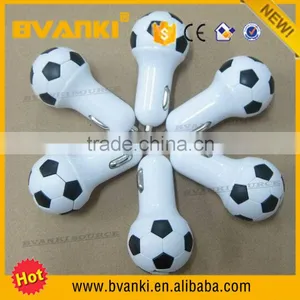 5V 1A Worldcup Football Usb Car Portable Charger For Iphone 5 Car Charger thumbnail-1