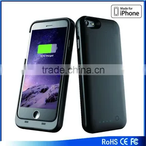 for IPhone 6s Plus Power Case Charger Backup External Protective Battery Charger Case With Flip Cover for Apple IPhone 6 Plus thumbnail-2