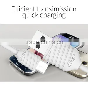 GOLF 1m Pineapple Series Micro USB Cable for s7 Edge/s7 2.1A Quick Charging and Data Cable For Huawei/Nokia/HTC/Xiaomi thumbnail-4