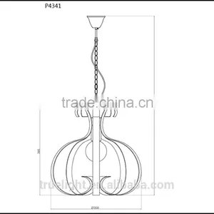 Morden White Pendant Lighting With Slab Belt for Shop Decor China Supplier thumbnail-2