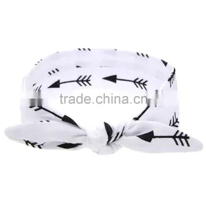 Hot-sales Baby Floral Headband Infant Headband Toddler Turban Headband Cotton Kids Knotted Headband Wh-1750 thumbnail-4