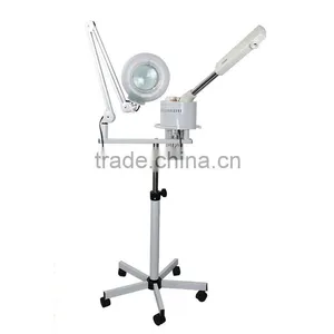 UV Ozone Rolling Facial Steamer Machine Salon Spa W/5x Mag Magnifying Light Lamp thumbnail-4