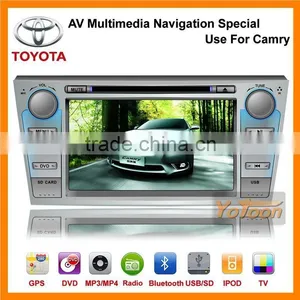 Newest 7 Inch Car GPS DVD System AV Multimedia Navigation Special Use for CAMRY thumbnail-1