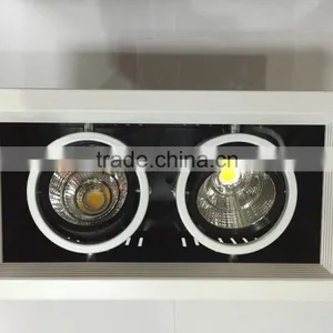 2X5W Square Recessed Grille Light Ceiling Light 10w Ceilling for Hotel thumbnail-1