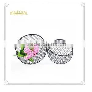 2016 New Hanging Metal Wire Storage Basket Sundries Basket Fruit Basket thumbnail-1