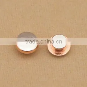 High Presion Button Bimetal Rivet Electrical Contact for Switch thumbnail-1