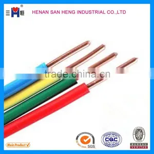 600 V American Standard AWG 8, THW Cable : Copper Conductor PVC Insulated Electric Awg Wire / Awg Cable thumbnail-2