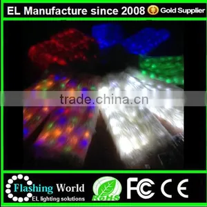 Light Up White LED Furry Leg Warmers - Rave Costume Fluffies LED Fluffies thumbnail-4