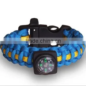 2016 Hot Custom Paracord Bracelet Woven Bracelet With Compass thumbnail-2