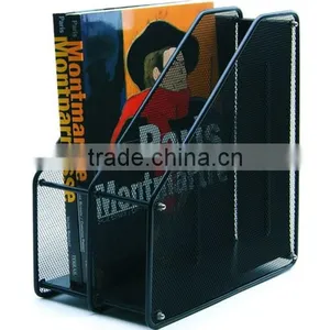 Metal Mesh Freestanding Desktop Documents / Magazines Organizer thumbnail-1