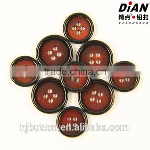 2016 Horn Buttons for Clothing Large Horn Buttons for Coats Wholesale Colorful Buttons thumbnail-4