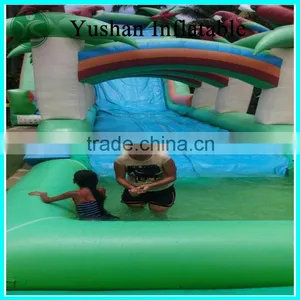 2016 Most Popular Durable Inflatable Double Lane Slip Slide thumbnail-1