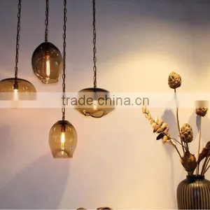 Hand Made Glass Hanging Lights Home Decoration Furniture thumbnail-1