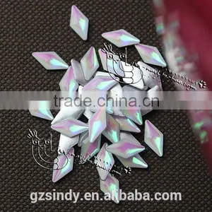3d Nail Art Decoration Flat Back Square Resin Opal Stone ZX:SZ572 Quality Choice thumbnail-2