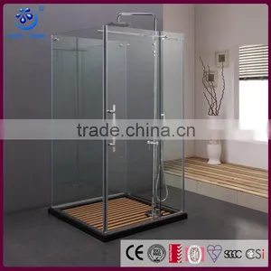 304 Stainless Steel Square Hinged Shower Stall(KK8010) thumbnail-1