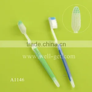 Dental Supply OEM Accepted Adult Toothbrush With Thin Handle thumbnail-1