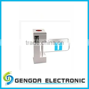 304 Stainless Steel Waist High Pedestrian Access Barrier Gate Vertical Electric Remote Control Swing Turnstile thumbnail-3