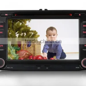 7" Car DVD/GPS Bluetooth USB SD Player For VW GOLF TIGUAN Sharan EOS Caddy Jetta SEAT thumbnail-5